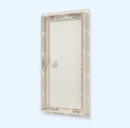 Л1530Р Ivory Люк ревизионный ЛР фланец 146х296 ручка 168х318 пластик Ivory EVECS